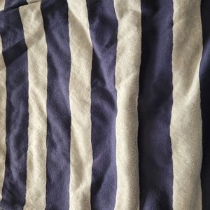 Navy and gray infinity scarf